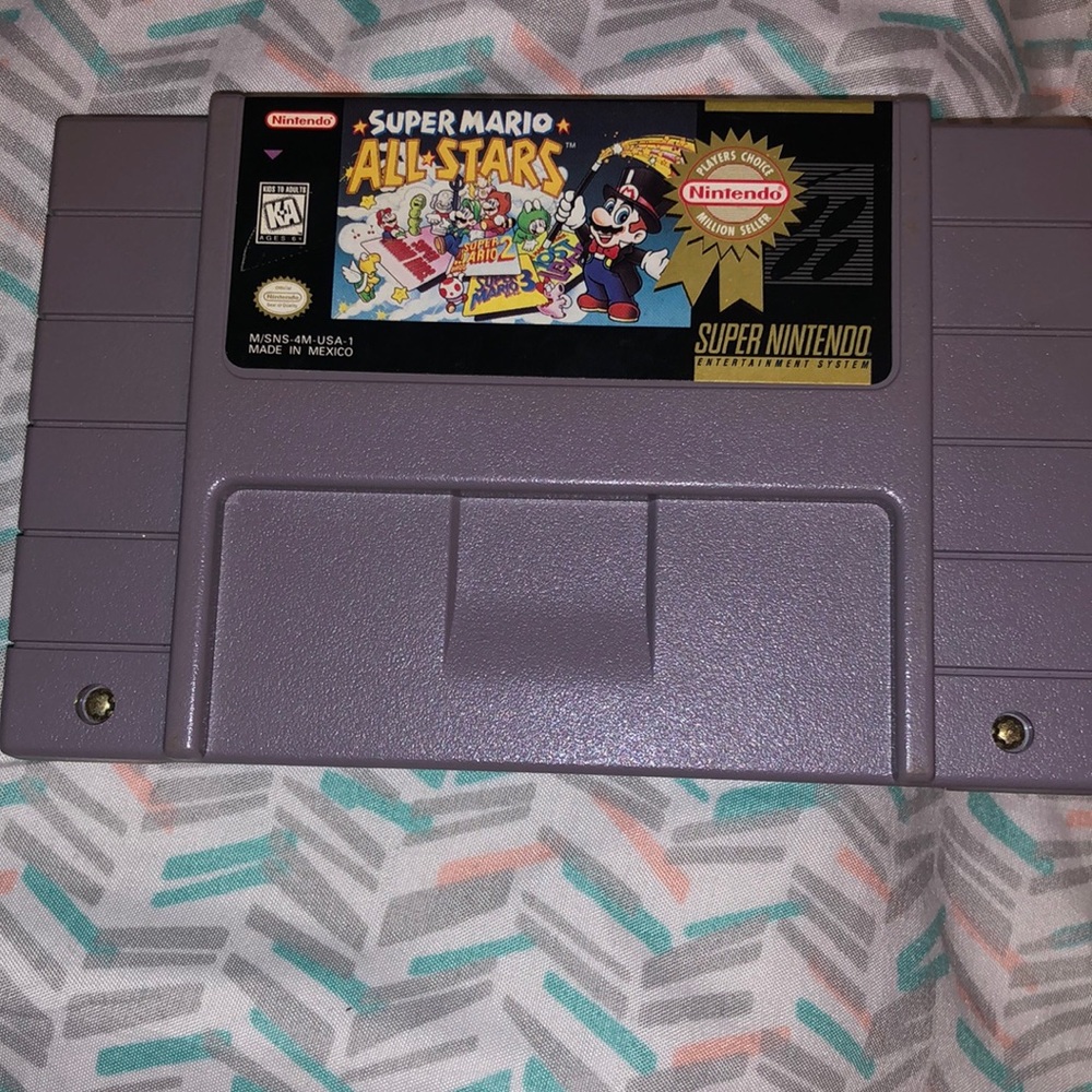 Authentic Super mario All stars